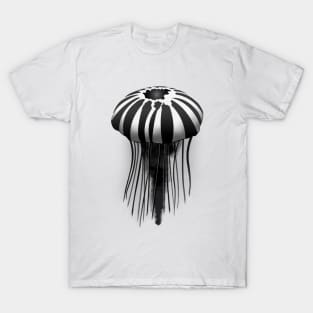 Black and White Jellyfish T-Shirt